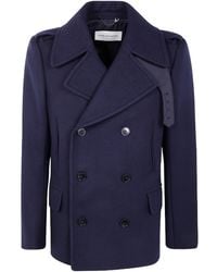 Dries Van Noten - Double-Breasted Rafaell Peacoat - Lyst