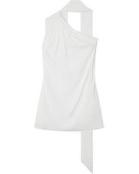 Stella McCartney - Scarf Detailed One-Shoulder Top - Lyst