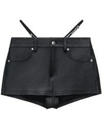 Alexander Wang - Button Detailed Mini Skorts - Lyst