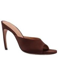 The Attico - Betta Covered Heeled Sandals - Lyst