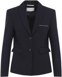 Peserico - Bead-Embellished Single-Breasted Blazer - Lyst