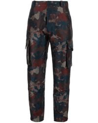 Dior - Printed Overalls Casual Trousers - Lyst