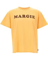 MM6 by Maison Margiela - Arch Print T-Shirt - Lyst
