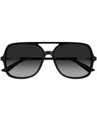 Chloé - Chloé Eyewear Pilot Frame Sunglasses - Lyst