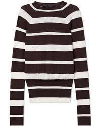 Proenza Schouler - Gia Striped Knit Sweater - Lyst