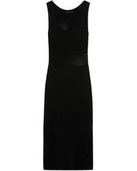 Sportmax - Long Sleeves, Round Neck, Ribbed Details - Lyst