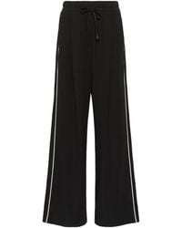 Weekend by Maxmara - Contrast Trim Wide-Leg Pants - Lyst