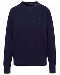 Ralph Lauren - Polo Pony Embroidered Crewneck Sweatshirt - Lyst