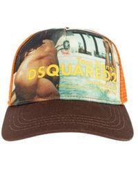 DSquared² - Tom Bianchi Print Trucker Hat - Lyst