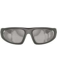 Prada - Eyewear Linea Rossa Rectangle Frame Sunglasses - Lyst
