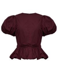 ROTATE BIRGER CHRISTENSEN - Puff Sleeve Top - Lyst