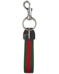 Gucci - Web Keychain - Lyst