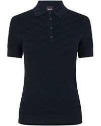 BOSS - Fointa Knitted Top - Lyst