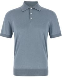 Brunello Cucinelli - Short-Sleeved Polo Shirt - Lyst