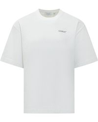 Off-White c/o Virgil Abloh - Half Arrow Skate Print T-Shirt - Lyst