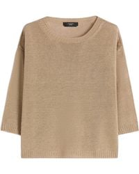 Weekend by Maxmara - Wkdcannone Crewneck Knitted Top - Lyst