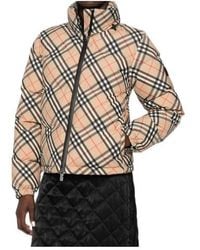 Burberry - Ambleside Checked Down Jacket - Lyst