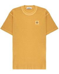 Stone Island - Logo Crew Neck T-Shirt - Lyst