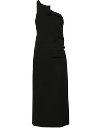 MM6 by Maison Margiela - Open Back Asymmetric Neck Top - Lyst
