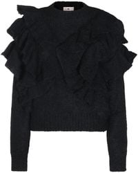 Elisabetta Franchi - Knit Ruffled Jumper - Lyst