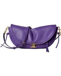 Celine - Soft Triomphe Little Halfmoon - Lyst