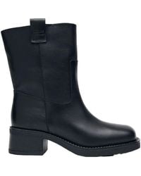 Alohas - Low Heel Biker Boots - Lyst