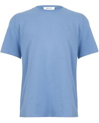 McQueen - Minimal Crewneck Shortsleeve Tshirt - Lyst