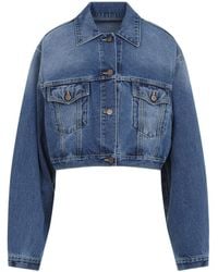 Prada - Cropped Jacket - Lyst