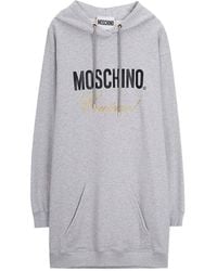 Moschino - Logo Printed Dress - Lyst
