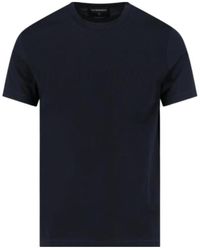 Emporio Armani - Long-Sleeve Cotton T-Shirt - Lyst