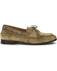 Bally - Plume Logo Embossed Slip-On Loafers - Lyst