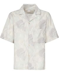 Eleventy - Floral Short Sleeve Shirt - Lyst