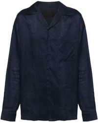 Prada - Long-Sleeved Button-Up Shirt - Lyst