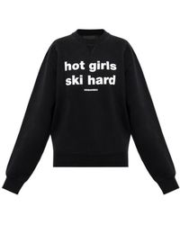 DSquared² - Upside-Down Logo Slogan-Print Sweater - Lyst