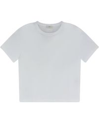 TOTEME - Totême Crewneck Short-Sleeved T-Shirt - Lyst