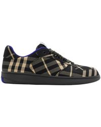Burberry - Terrace Check Canvas Sneaker - Lyst