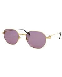 Cartier - Hexagonal Frame Sunglasses - Lyst