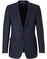 Canali - Long Sleeved Single Breasted Jacket - Lyst