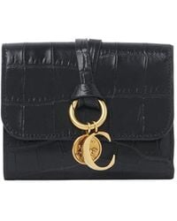 Chloé - Chloé Alphabet Tri-Fold Small Wallet - Lyst