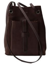Prada - Leather Mini Shoulder Bag - Lyst