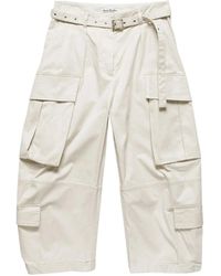 Acne Studios - Cargo Trousers With Belt - Lyst