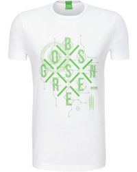 BOSS - Logo Details T-Shirt - Lyst