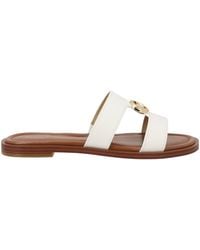 Michael Kors - Michael Logo Plaque Slip-On Slides - Lyst