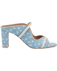 Malone Souliers - Norah Floral-Printed Heeled Sandals - Lyst