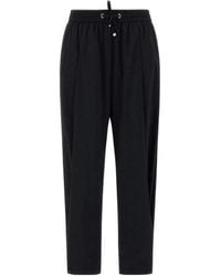 Herno - Drawstring Straight-Leg Pants - Lyst