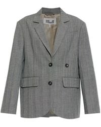 Baum und Pferdgarten - Bleone Herringbone Blazer - Lyst