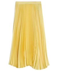 Jil Sander - Technical Twill Pleated Skirt - Lyst