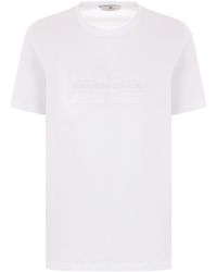 Elisabetta Franchi - Logo Detailed Crewneck T-Shirt - Lyst