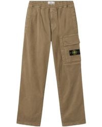 Stone Island - Old Effect Jogger Trousers - Lyst