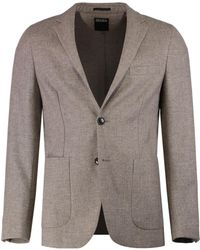 ZEGNA - Single-Breasted Tailored Blazer - Lyst